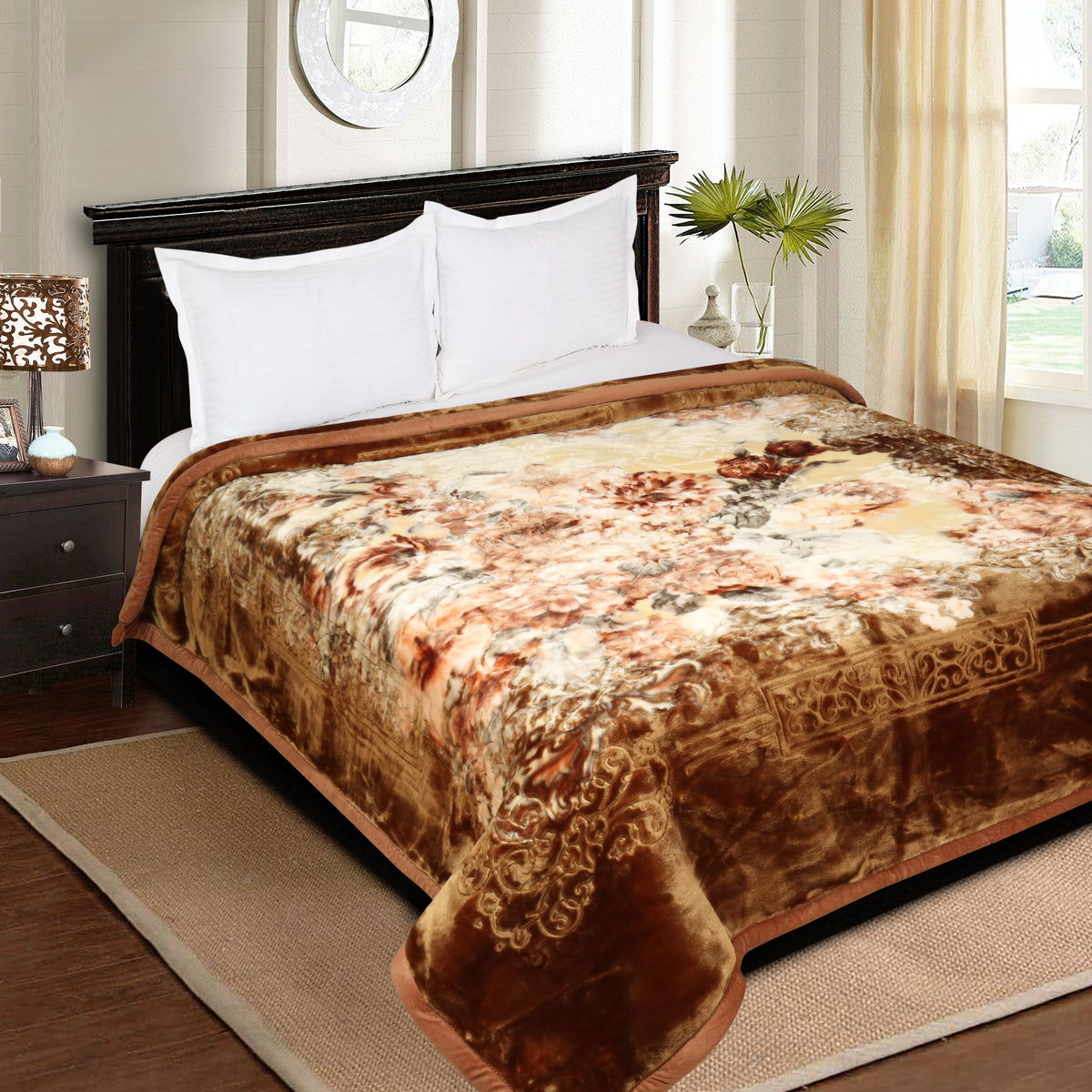 Comfy Gold Double Bed Double Layered: Golden Sunshine – Signature